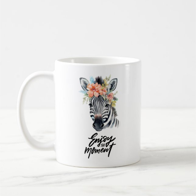 Enjoy the moment coffee mug (Left)