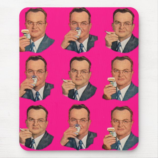 Enjoy the Pack, Enjoy the Smoke Mouse Pad (Front)