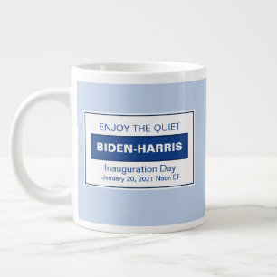 Enjoy The Quiet Harris Inauguration 2025 Large Coffee Mug