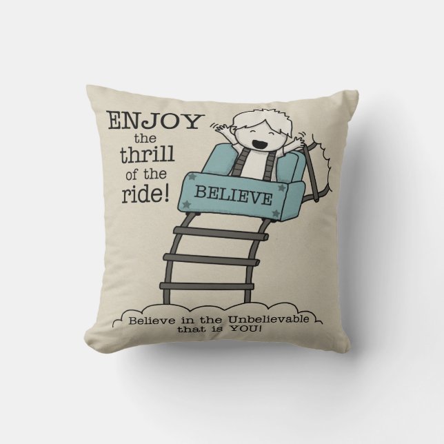 Enjoy the Ride Cushion (Front)
