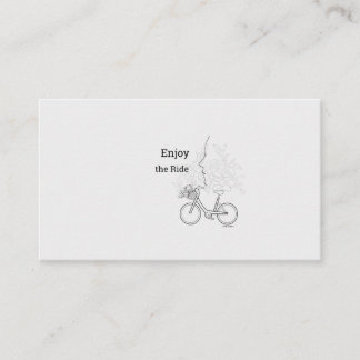  Enjoy the Ride: Minimalist DAILYMIEN BusinessCard Business Card