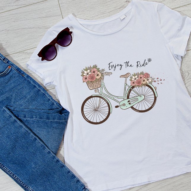 Enjoy the ride vintage Bicycle women's  T-Shirt (Creator Uploaded)