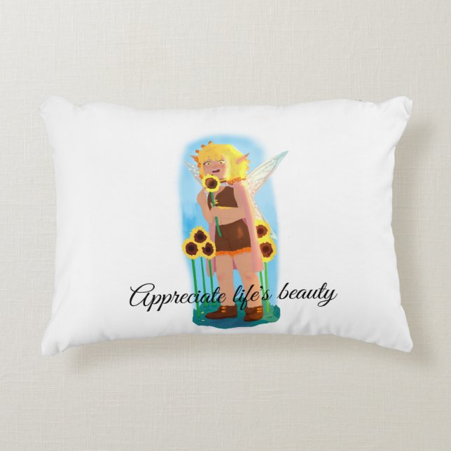 Enjoy the small things decorative cushion (Front)
