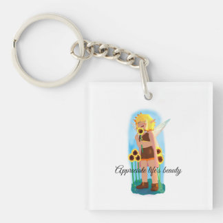 Enjoy the small things key ring