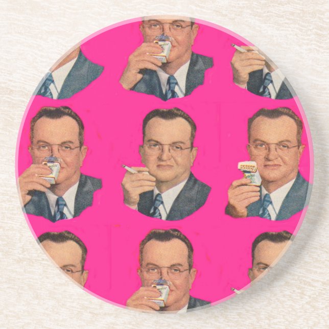 Enjoy the Smoke, Enjoy the Pack Coaster (Front)