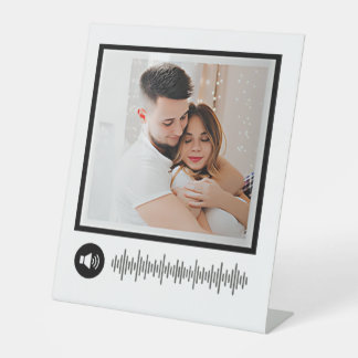 Enjoy the sound of love pedestal sign