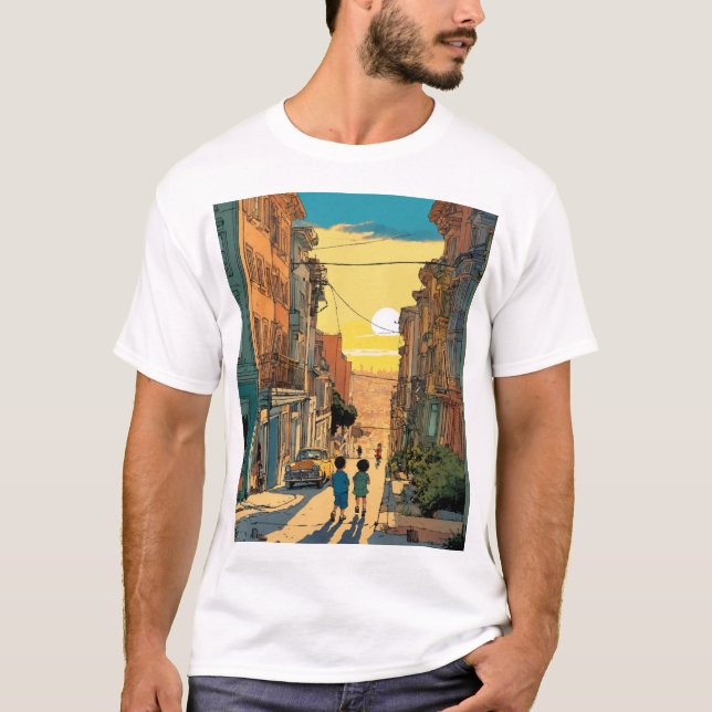 Enjoy the sunset with this tshirt  (Front)