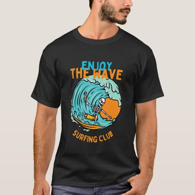 Enjoy the wave summer paradise T-Shirt (Front)