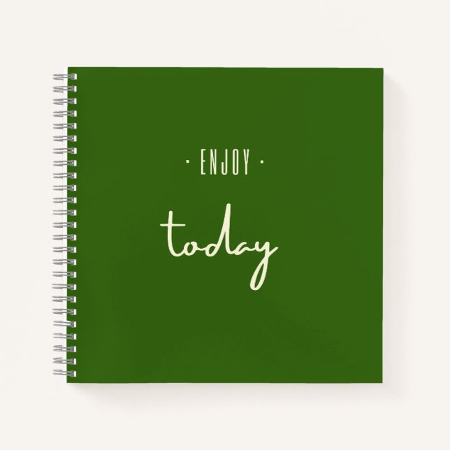 enjoy. today. Notebooks & Journals (Front)