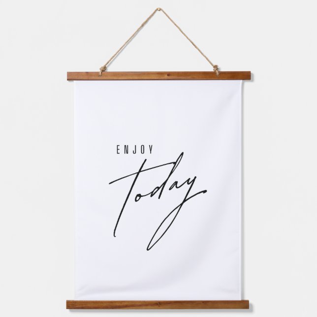 enjoy today. Wood Topped Wall Tapestry (Front)