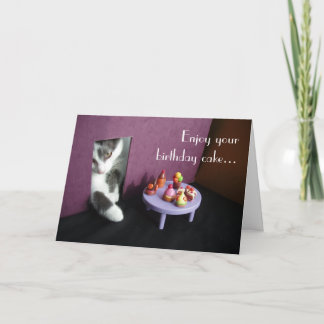 Enjoy your birthday cake... card