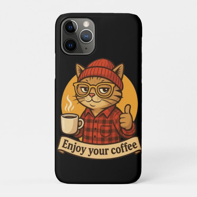 Enjoy Your Coffee Case-Mate iPhone Case (Back)