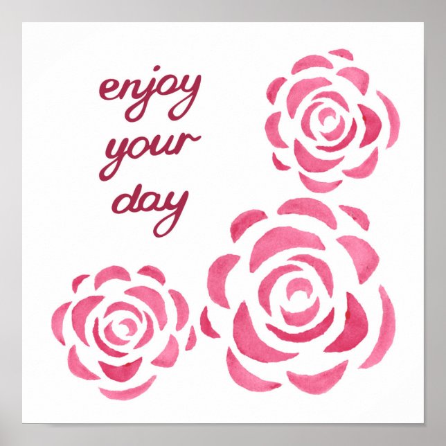 Enjoy Your Day Poster (Front)