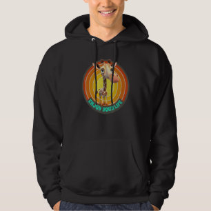 Enjoy Your Life Cute Giraffes Motivational Giraffe Hoodie
