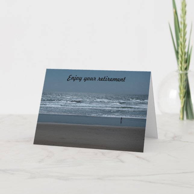 Enjoy your retirement card (Front)