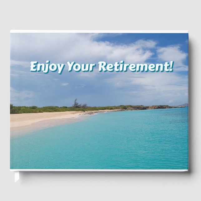 Enjoy Your Retirement Guest Book (Front)