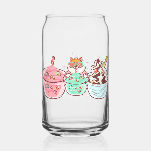 enjoying a drink can glass