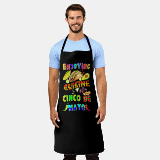 Enjoying Cuisine On Cinco de Mayo Apron