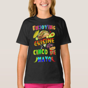 Enjoying Cuisine On Cinco de Mayo T-Shirt