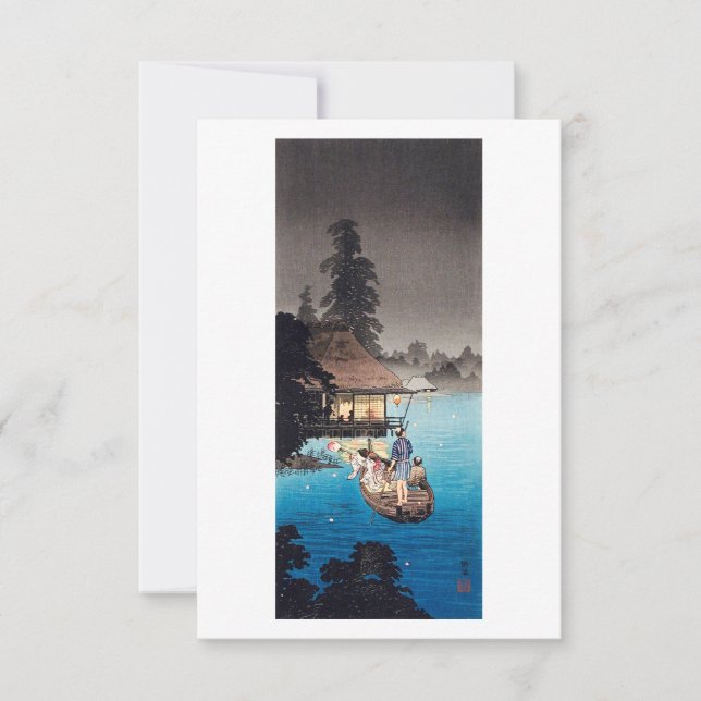 Enjoying Evening Cool by Hiroaki Takahashi Invitation (Front)