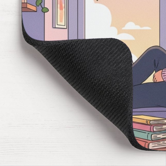Enjoying Music Mouse Pad (Corner)