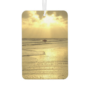 Enjoying The Beach at Sunset Car Air Freshener