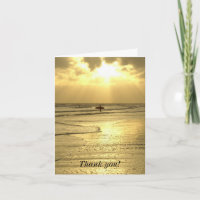 Enjoying The Beach at Sunset Thank You