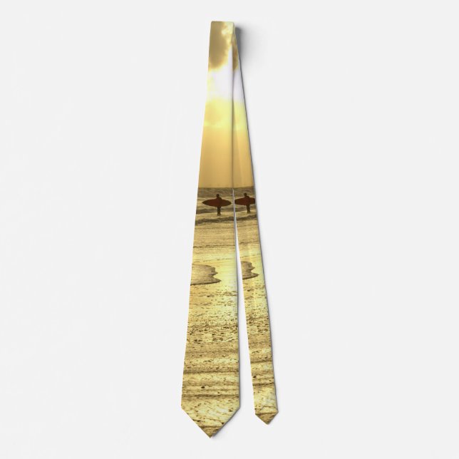 Enjoying The Beach at Sunset Tie (Front)