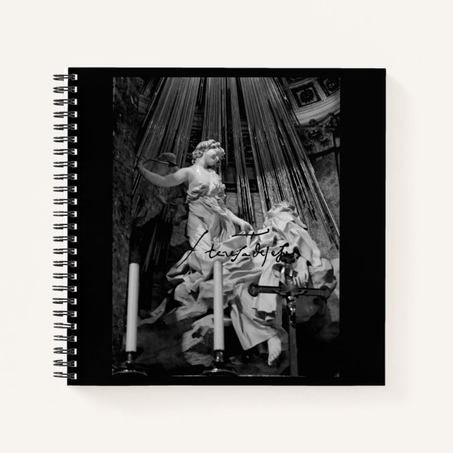 Enjoying the Saint Theresa of Avila Bernini Notebook (Front)