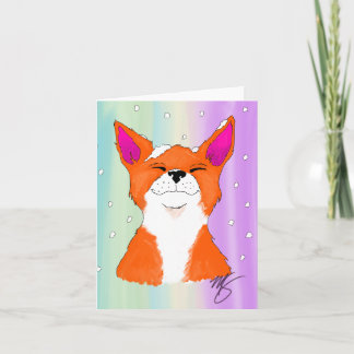 Enjoying the Snow! Holiday Card