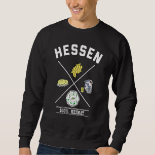 Enjoyment Hessen Life Hessen Drink Food Green Sauc Sweatshirt