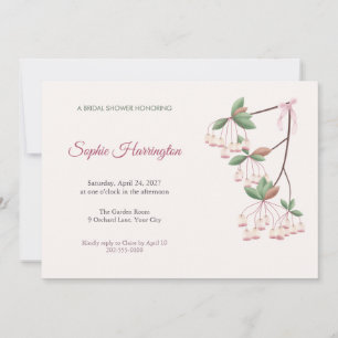 Enkianthus Bells Bridal Shower Invitation