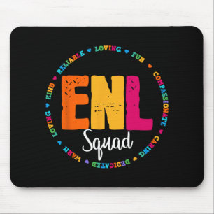 Enl Squad Teacher English New Language Squad Team  Mouse Pad