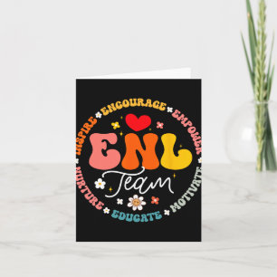 Enl Team Teacher English New Language Squad Crew Card