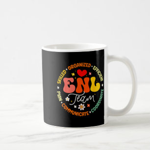 Enl Team Teacher English New Language Squad Crew Coffee Mug