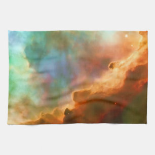 Enlarged Region of The Omega Nebula Tea Towel