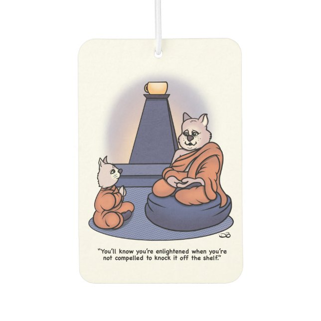 Enlightened Car Air Freshener (Front)