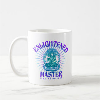 Enlightened Master: Spiritual Gift for Yogis & Zen Coffee Mug