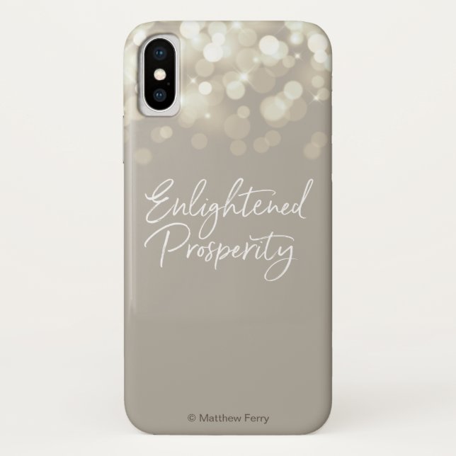 Enlightened Prosperity iPhone Case (Back)
