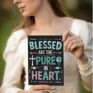 Enlightening Words Amidst a Cross Postcard