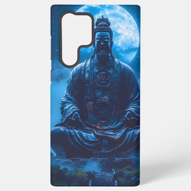 Enlightenment in Blue Samsung Galaxy S22 Ultra Case (Back)