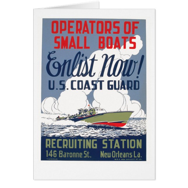 Enlist Now! U.S. Coast Guard (Front)