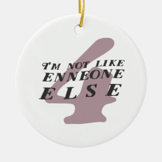 Enneagram 4 Funny Christmas Ornament
