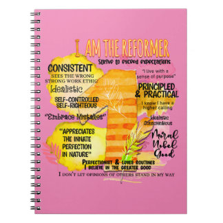 Enneagram Type 1 - I Am The Reformer Notebook