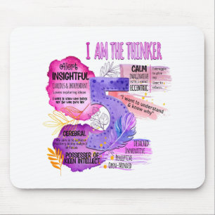 Enneagram Type 5 - I Am The Thinker Mouse Pad
