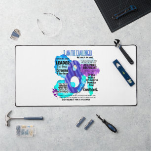 Enneagram Type 8 - I Am The Challenger Desk Mat