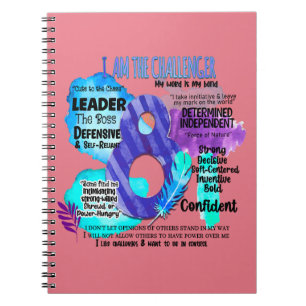 Enneagram Type 8 - I Am The Challenger Notebook