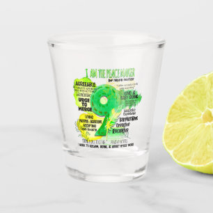 Enneagram Type 9 - I Am The Peace Maker Shot Glass