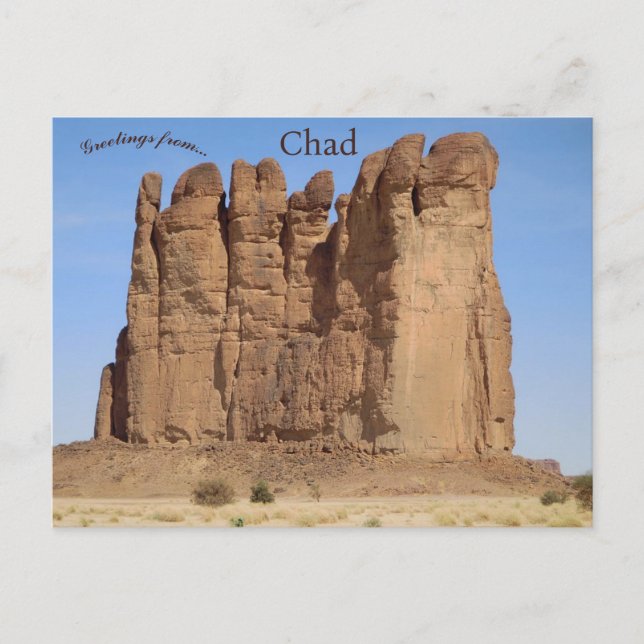 Ennedi Mountains Chad Postcard (Front)