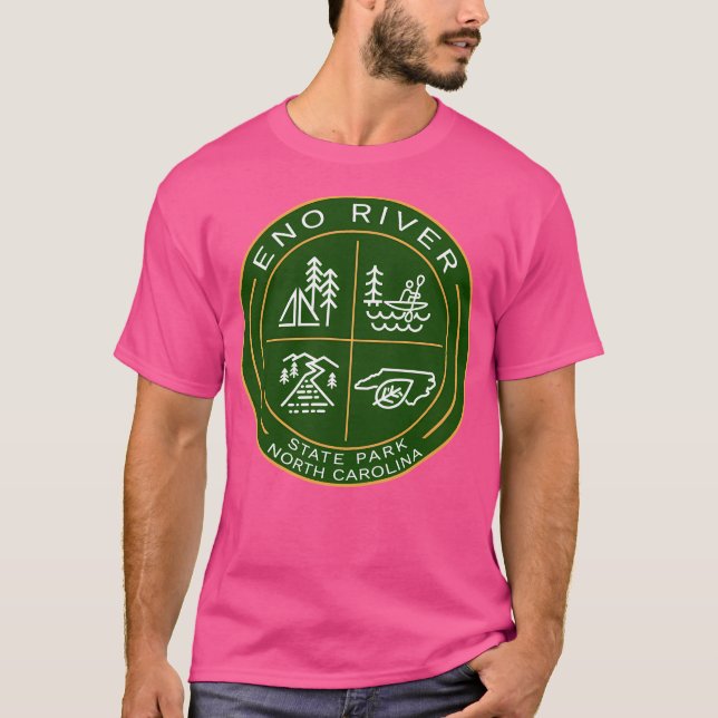 Eno River State Park Heraldic Logo T-Shirt (Front)